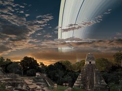 Begini Jadinya Kalau Bumi Punya Cincin Seperti Saturnus