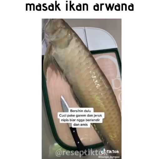 Bikin Gak Tega, Netizen Bagikan Tutorial Memasak Ikan Arwana Steam