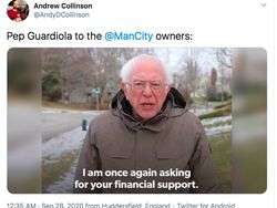 City Dibantai, Guardiola Jadi Bahan Meme Olok-olok