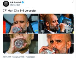 City Dibantai, Guardiola Jadi Bahan Meme Olok-olok