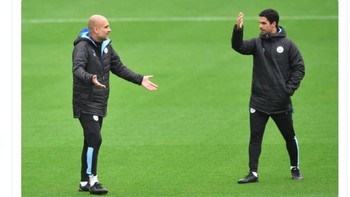 Sejak Arteta jadi pelatih Arsenal dari City, Arsenal kebobolan lebih sedikit gol dibandingkan City. Foto: Twitter