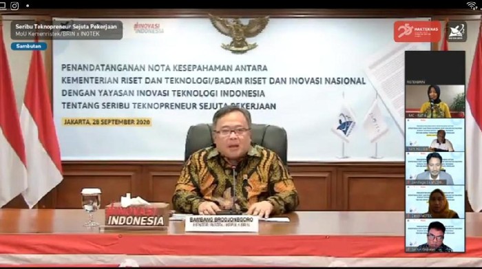 Menristek/Kepala BRIN, Bambang PS Brodjonegoro