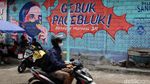 Lewat Mural, Warga Yogya Ajak Lawan COVID-19