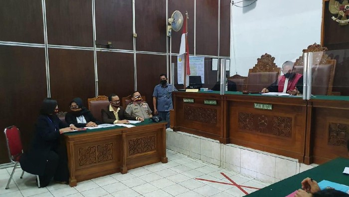 Irjen Napoleon Bonaparte dalam sidang praperadilan di PN Jaksel, Senin (28/9/2020).