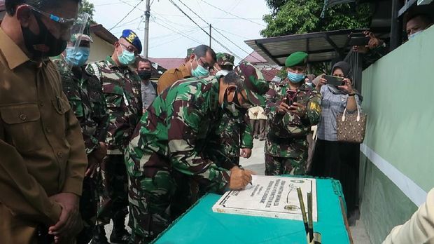 RS Kesrem Lhokseumawe meresmikan lab PCR. Lab akan mulai memeriksa spesimen pada Oktober 2020.