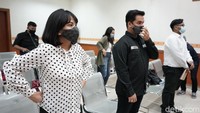 Hal itu disebabkan karena Vanessa telat hadir hingga persidangan baru dimulai pada pukul 13.00 WIB. Pool/Palevi S/detikFoto.