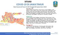 6 Kabupaten/Kota Di Jawa Timur Masih Zona Merah COVID-19