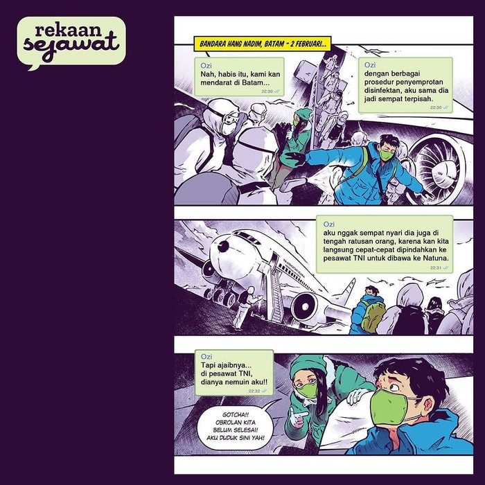 12 Komik Pendek soal Pandemi Karya Rekaan Sejawat