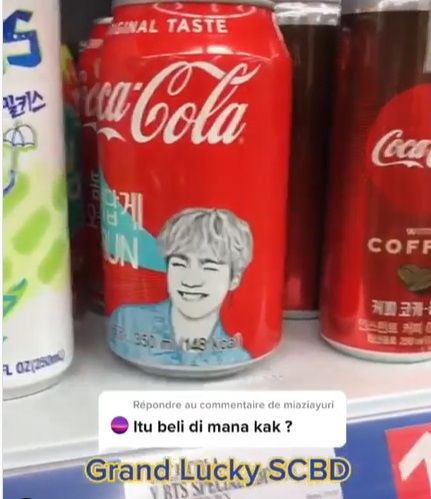 Coca Cola Edisi BTS Harga Rp 125 Ribu di Grand Lucky SCBD