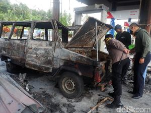 Buru Sopir Pemicu Kebakaran SPBU Sawangan, Polisi Cek Nopol Mobil