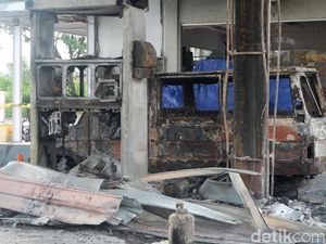 SPBU Sawangan Wonosobo Terbakar