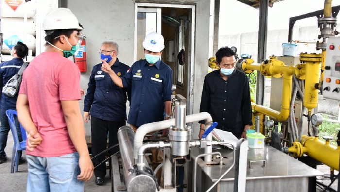 Kepala BPH Migas M Fanshurullah Asa dan Anggota Komisi VII DPR RI Ridwan Hisjam melakukan kunjungan kerja ke Demak.