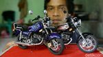 Keren! Miniatur Motor Ini Persis Seperti Aslinya