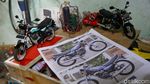 Keren! Miniatur Motor Ini Persis Seperti Aslinya