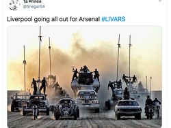 Meme Arsenal Dihajar Liverpool