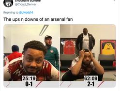 Meme Arsenal Dihajar Liverpool