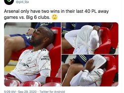 Meme Arsenal Dihajar Liverpool