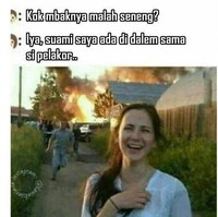 Ayo jujur, kalau kamu jadi sang wanita di dalam gambar, kamu juga akan senang atau justru sedih? Foto: istimewa