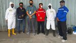 Penyemprotan Disinfektan di Kawasan Industri Pulogadung