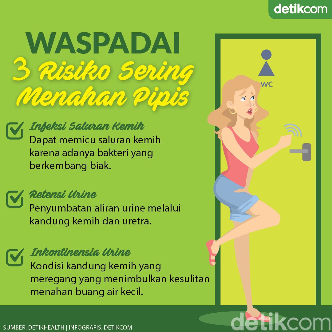 Sering Menahan Pipis? Hati-hati, Ini Risikonya