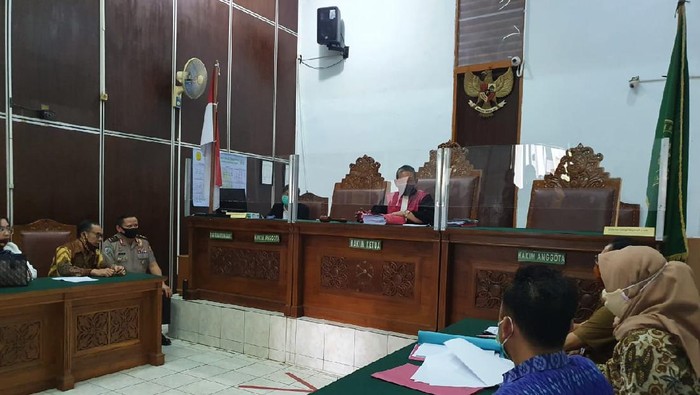 Sidang praperadilan Irjen Napoleon Bonaparte di PN Jakarta Selatan (Isal Mawardi/detikcom)