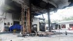 SPBU Sawangan di Wonosobo Hangus Terbakar