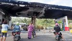 SPBU Sawangan di Wonosobo Hangus Terbakar
