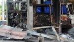 SPBU Sawangan di Wonosobo Hangus Terbakar