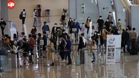 Seperti diketahui, perayaan Chuseok tahun ini dilakukan di tengah pandemi COVID-19 yang melanda Korea Selatan dan dunia pada umumnya. AP Photo/Lee Jin-man.
