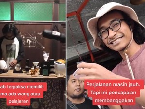 Tak Punya Uang, Mahasiswa Ini Ubah Kamar Tidurnya Jadi Kafe