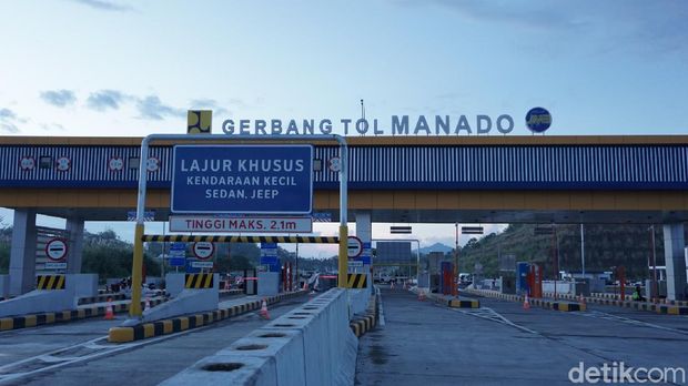 Tol Manado-Bitung yang siap beroperasi