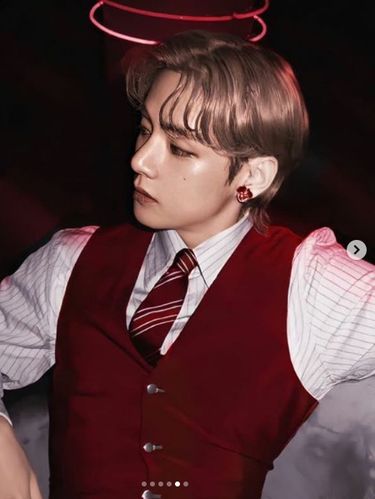 V BTS di videoklip Dynamite