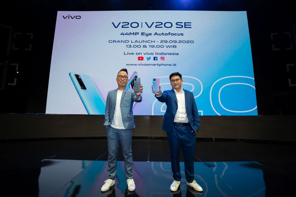 Peluncuran Vivo V20 dan V20 SE pada Selasa (29/9/2020).