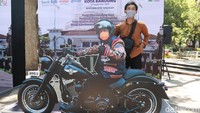 Selfie corner terletak di beberapa taman Bandung, di antaranya, Taman Dewi Sartika dan Balai Kota Bandung. (Wisma Putra/detikcom)
