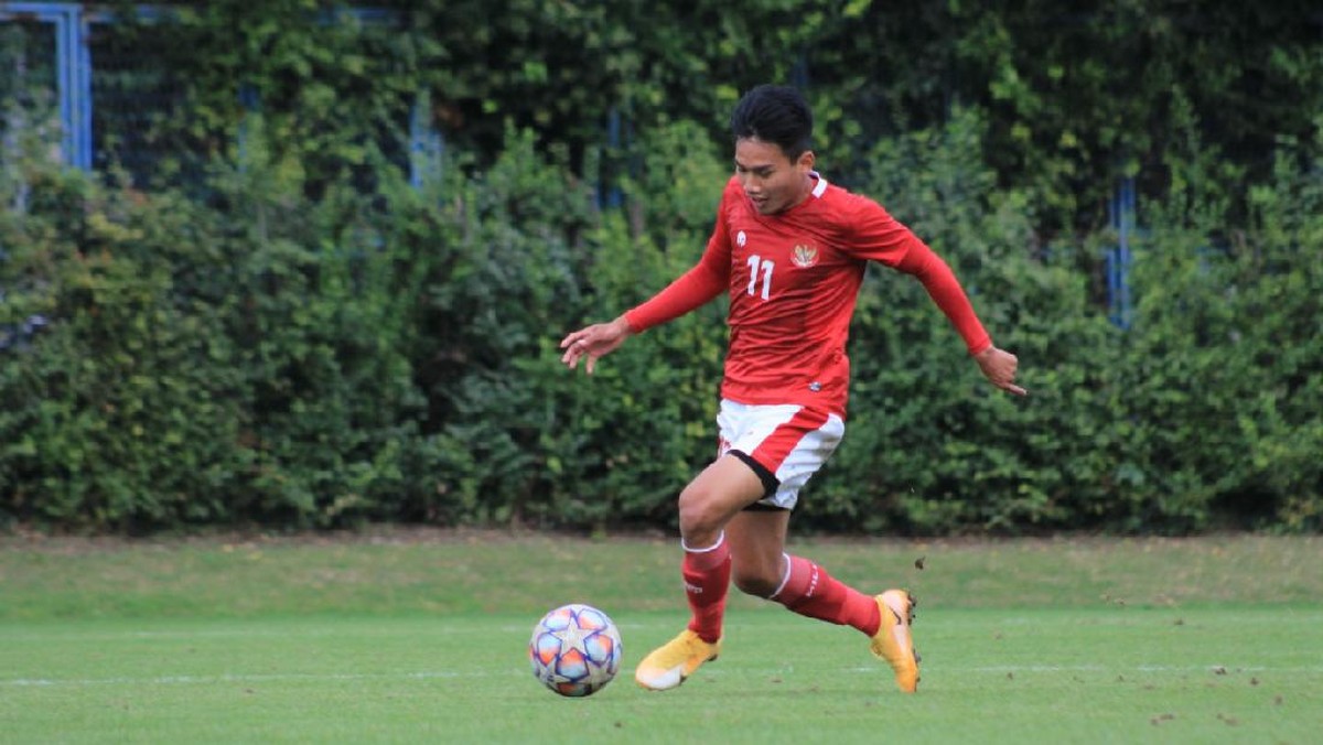 Witan Sulaeman tak bisa bermain saat Indonesia vs Taiwan karena terlambat bergabung. (Foto: Dok. PSSI)