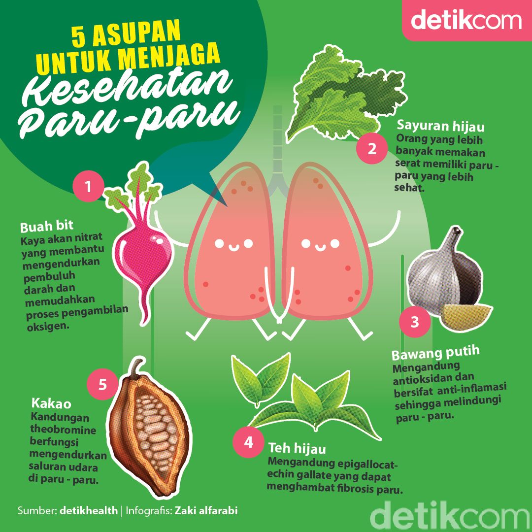 COVID-19 menyerang sistem pernapasan, termasuk paru-paru. Memperkuat organ ini dengan nutrisi yang tepat bisa membuatnya lebih tangguh menangkal infeksi.