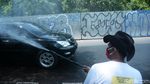 Perbatasan Depok-Jakarta Disemprot Cairan Probiotik