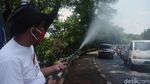 Perbatasan Depok-Jakarta Disemprot Cairan Probiotik