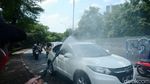 Perbatasan Depok-Jakarta Disemprot Cairan Probiotik