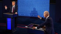 Debat capres pertama ini akan dibagi menjadi enam segmen, yang terdiri atas rekam jejak Trump dan Biden, isu Mahkamah Agung, soal pandemi Corona, isu perekonomian, soal integritas pemilu dan soal ras dan kekerasan yang marak di kota-kota AS. AP Photo/Morry Gash  
