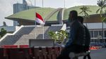 Bendera Setengah Tiang Mejeng di Parlemen