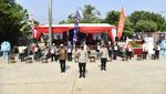 Rapid Test Gratis untuk Opang di Stasiun Cibinong