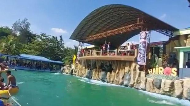 Screenshot video dari akun Twitter @dionismee