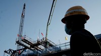 Kini yang sudah didirikan sekitar 1.300 tiang.