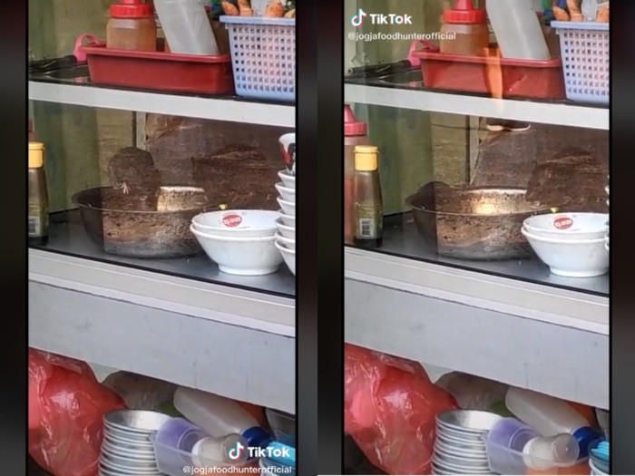 Tikus makan di etalase warung Hiii! Netizen Ini Pergoki Dua Ekor Tikus Asyik Makan di Etalase Warung