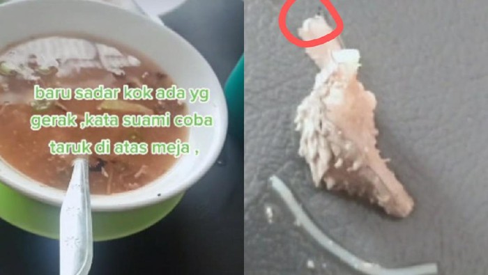 Temukan Ulat di Soto Daging