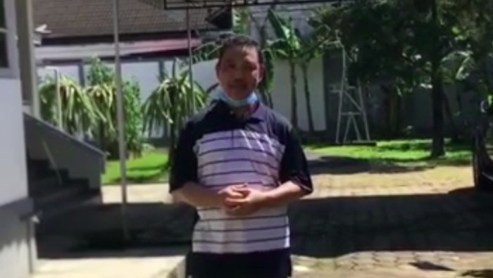 Wakil Gubernur Kalimantan Barat Ria Norsan mengumumkan terkonfirmasi positif COVID-19.