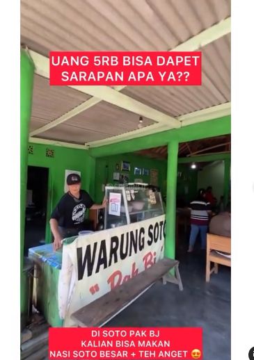 Cukup Rogoh Kocek Rp 2 Ribu Bisa Kenyang Makan Soto Ayam di Sini