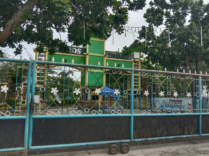 Lokasi water park di Deli Serdang yang viral usai ada party saat pandemi Corona (Ahmad Arfah-detikcom)