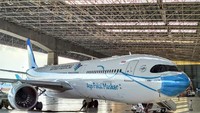 Garuda Indonesia, maskapai penerbangan asal Indonesia kini dalam kondisi yang mengkhawatirkan. Maskapai nasional ini terlilit utang hingga kerugian bulanan yang cukup besar. Garuda diambang pailit. Foto: Dok. Garuda Indonesia